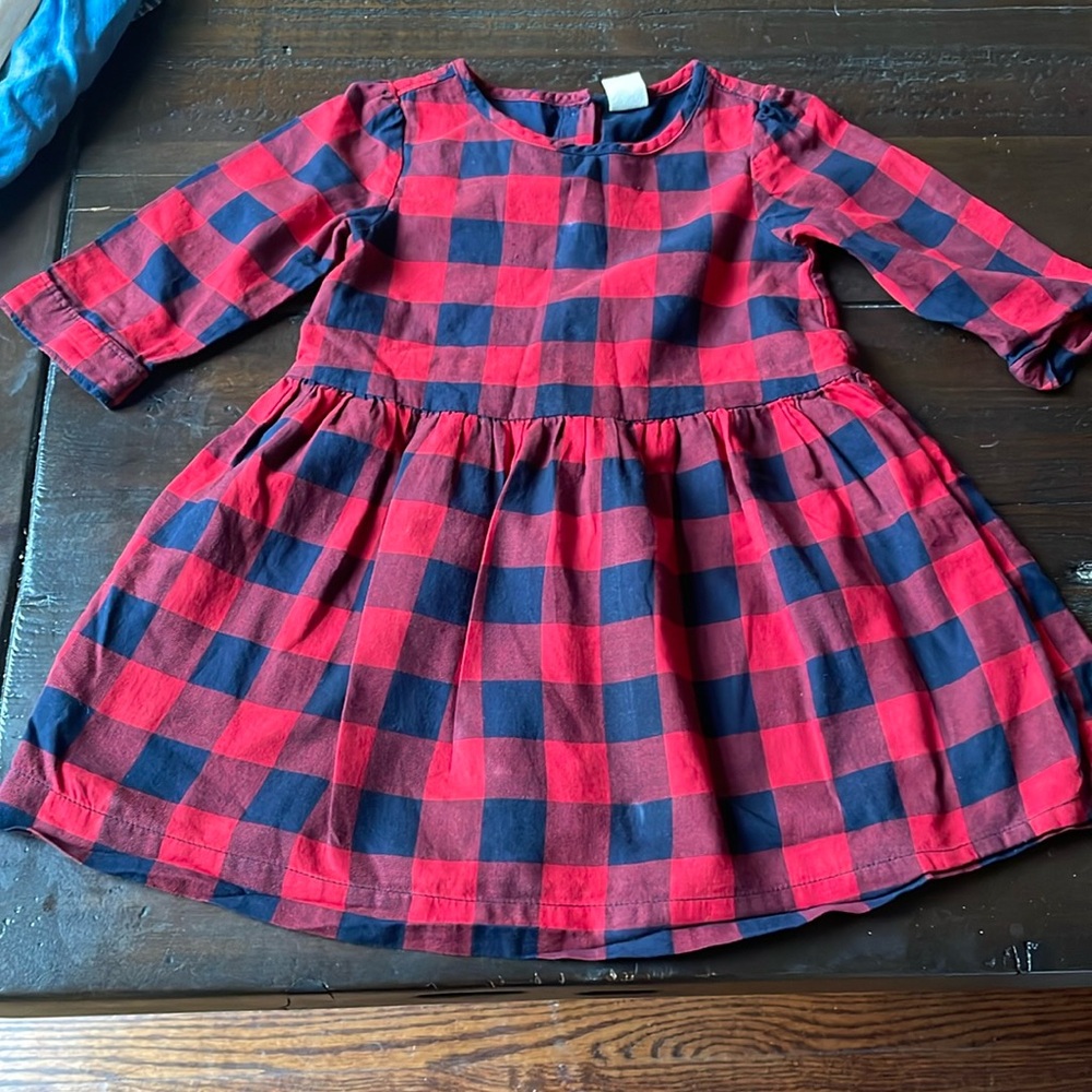 Black and red Gingham Dress from the Gap
